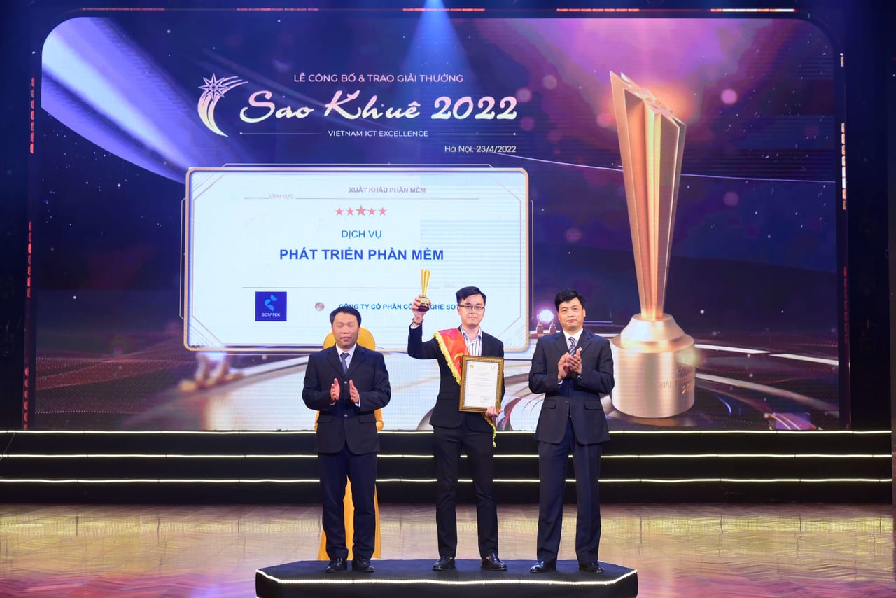 SotaTek Won Sao Khue Award 2022 “Five-Star Software Development Services”